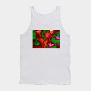 Strawberries Abstract Background Tank Top